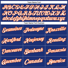 Загрузить изображение в средство просмотра галереи, Custom Stitched Royal White-Orange Sports Pullover Sweatshirt Hoodie