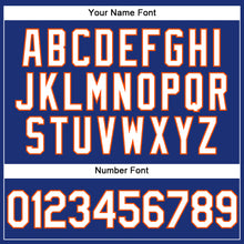 Загрузить изображение в средство просмотра галереи, Custom Stitched Royal White-Orange Sports Pullover Sweatshirt Hoodie