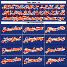 Загрузить изображение в средство просмотра галереи, Custom Stitched Royal Orange-White Sports Pullover Sweatshirt Hoodie