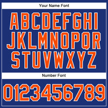 Загрузить изображение в средство просмотра галереи, Custom Stitched Royal Orange-White Sports Pullover Sweatshirt Hoodie