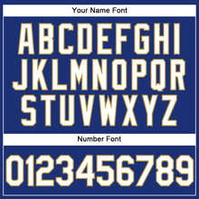 Load image into Gallery viewer, Custom Stitched Royal Old Gold-Black Sports Pullover Sweatshirt Hoodie