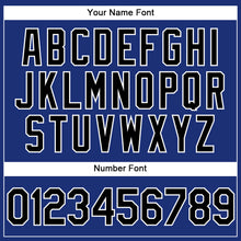 Загрузить изображение в средство просмотра галереи, Custom Stitched Royal Black-White Sports Pullover Sweatshirt Hoodie