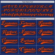 Загрузить изображение в средство просмотра галереи, Custom Royal Orange-Black Hockey Jersey