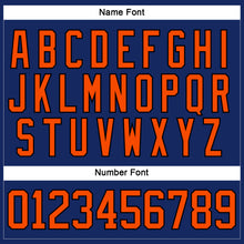Загрузить изображение в средство просмотра галереи, Custom Royal Orange-Black Hockey Jersey