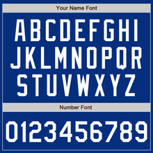 Laden Sie das Bild in den Galerie-Viewer, Custom Royal White Authentic Baseball Jersey