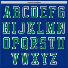 Load image into Gallery viewer, Custom Royal Kelly Green-White Authentic Baseball Jersey