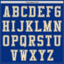 Laden Sie das Bild in den Galerie-Viewer, Custom Royal Cream Authentic Baseball Jersey
