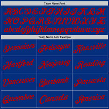 Загрузить изображение в средство просмотра галереи, Custom Royal Red Authentic Throwback Basketball Jersey