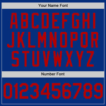 Загрузить изображение в средство просмотра галереи, Custom Royal Red Authentic Throwback Basketball Jersey