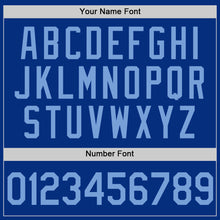 Загрузить изображение в средство просмотра галереи, Custom Royal Light Blue Authentic Throwback Basketball Jersey