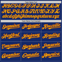 Laden Sie das Bild in den Galerie-Viewer, Custom Royal Gold-Crimson Authentic Baseball Jersey