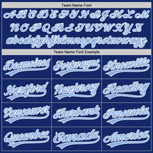 Load image into Gallery viewer, Custom Royal Light Blue-White Authentic Baseball Jersey