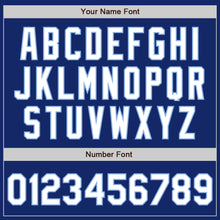 Load image into Gallery viewer, Custom Royal White-Light Blue Authentic Baseball Jersey