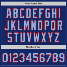 Charger l'image dans la galerie, Custom Stitched Royal Light Blue-Red Baseball Pullover Sweatshirt Hoodie