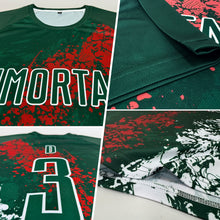 Load image into Gallery viewer, Custom Green Red-White Sublimation Mexico Soccer Uniform Jersey