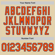 Загрузить изображение в средство просмотра галереи, Custom Sand Orange-Royal Authentic Baseball Jersey