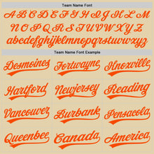Загрузить изображение в средство просмотра галереи, Custom Sand Orange Authentic Baseball Jersey