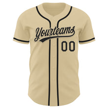 Загрузить изображение в средство просмотра галереи, Custom Sand Black Authentic Baseball Jersey