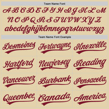 Загрузить изображение в средство просмотра галереи, Custom Sand Crimson Authentic Baseball Jersey