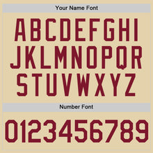 Загрузить изображение в средство просмотра галереи, Custom Sand Crimson Authentic Baseball Jersey