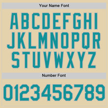 Загрузить изображение в средство просмотра галереи, Custom Sand Teal-Gray Authentic Baseball Jersey