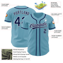 Загрузить изображение в средство просмотра галереи, Custom Shadow Blue Navy-White Authentic Baseball Jersey