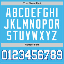 Загрузить изображение в средство просмотра галереи, Custom Sky Blue White-Royal Authentic Basketball Jersey