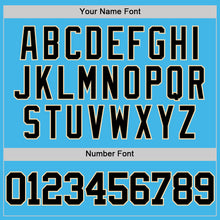 Charger l'image dans la galerie, Custom Sky Blue Black-Cream Authentic Basketball Jersey