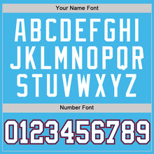 Charger l'image dans la galerie, Custom Sky Blue White Royal-Red Authentic Basketball Jersey