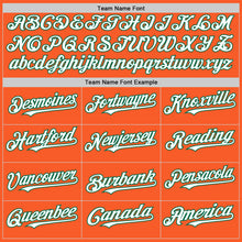 Charger l'image dans la galerie, Custom Orange White-Kelly Green Authentic Sleeveless Baseball Jersey