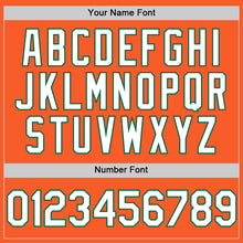 Charger l'image dans la galerie, Custom Orange White-Kelly Green Authentic Sleeveless Baseball Jersey