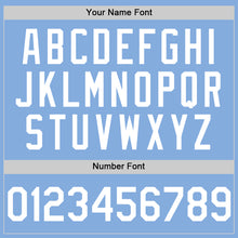 Charger l'image dans la galerie, Custom Light Blue White Authentic Sleeveless Baseball Jersey