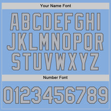 Charger l'image dans la galerie, Custom Light Blue Gray-Steel Gray Authentic Sleeveless Baseball Jersey