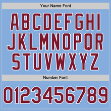 Charger l'image dans la galerie, Custom Light Blue Crimson-White Authentic Sleeveless Baseball Jersey