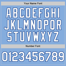 Charger l'image dans la galerie, Custom Light Blue White-Royal Authentic Sleeveless Baseball Jersey