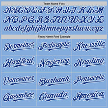 Charger l'image dans la galerie, Custom Light Blue Royal-White Authentic Sleeveless Baseball Jersey