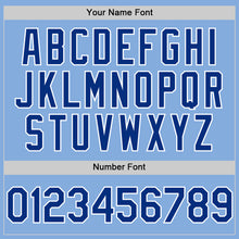 Charger l'image dans la galerie, Custom Light Blue Royal-White Authentic Sleeveless Baseball Jersey