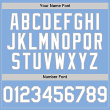 Charger l'image dans la galerie, Custom Light Blue White-Gray Authentic Sleeveless Baseball Jersey