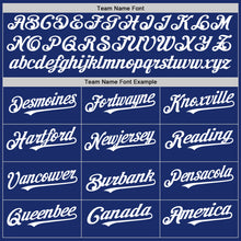 Charger l'image dans la galerie, Custom Royal White Authentic Sleeveless Baseball Jersey