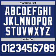 Charger l'image dans la galerie, Custom Royal White-Gray Authentic Sleeveless Baseball Jersey