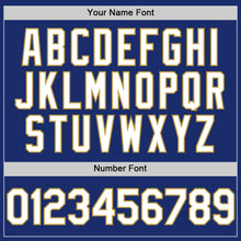 Laden Sie das Bild in den Galerie-Viewer, Custom Royal White-Old Gold Authentic Sleeveless Baseball Jersey