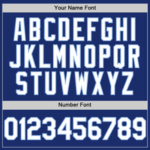 Laden Sie das Bild in den Galerie-Viewer, Custom Royal White-Light Blue Authentic Sleeveless Baseball Jersey