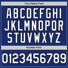 Charger l'image dans la galerie, Custom Royal White-Black Authentic Sleeveless Baseball Jersey