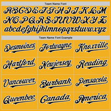 Charger l'image dans la galerie, Custom Gold Black-White Authentic Sleeveless Baseball Jersey