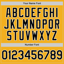 Charger l'image dans la galerie, Custom Gold Black-White Authentic Sleeveless Baseball Jersey