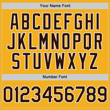 Charger l'image dans la galerie, Custom Gold Brown-White Authentic Sleeveless Baseball Jersey