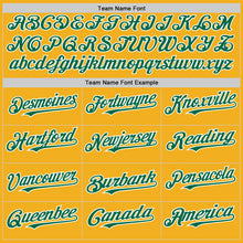 Charger l'image dans la galerie, Custom Gold Kelly Green-White Authentic Sleeveless Baseball Jersey