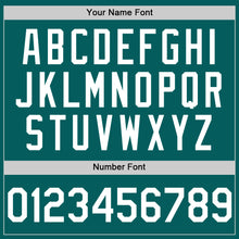 Charger l'image dans la galerie, Custom Teal White Authentic Sleeveless Baseball Jersey