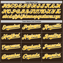 Charger l'image dans la galerie, Custom Brown Gold-White Authentic Sleeveless Baseball Jersey
