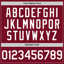 Laden Sie das Bild in den Galerie-Viewer, Custom Crimson White Authentic Sleeveless Baseball Jersey